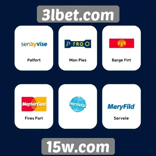 Métodos de pagamento disponíveis no 3lbet.com